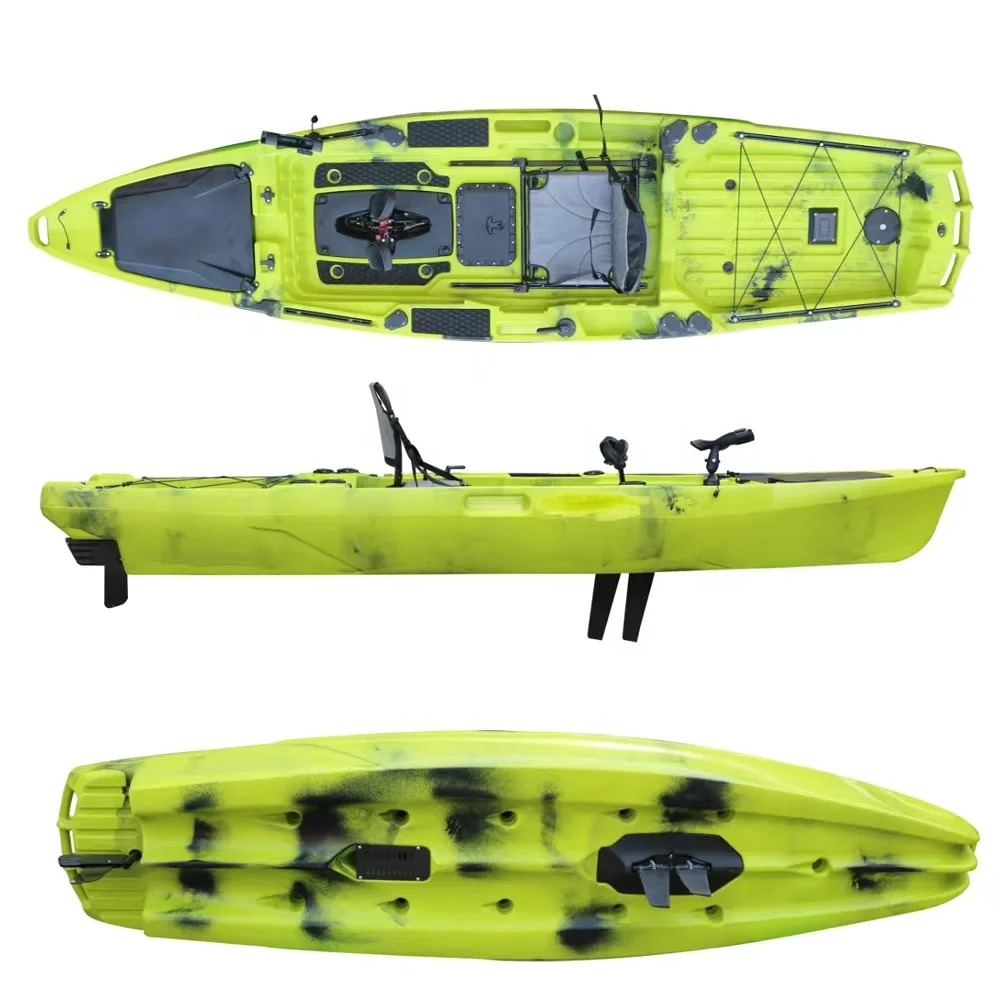 Fishing Kayak Sit In - 13 FT Pedal Kayak Propeller Or