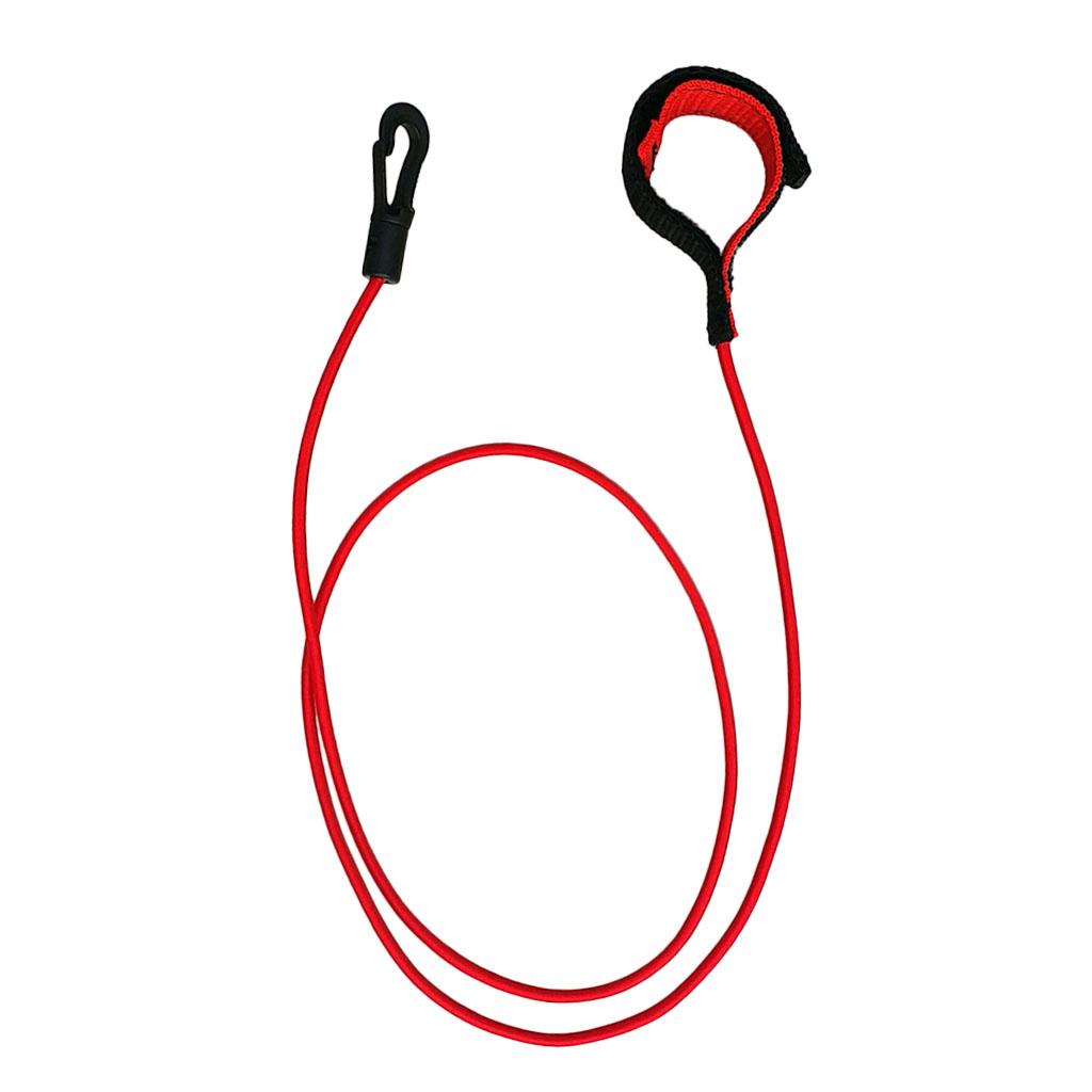 Fishing Kayak Paddle Leash - Elastic Bungee Rope Kayak Paddle Leash