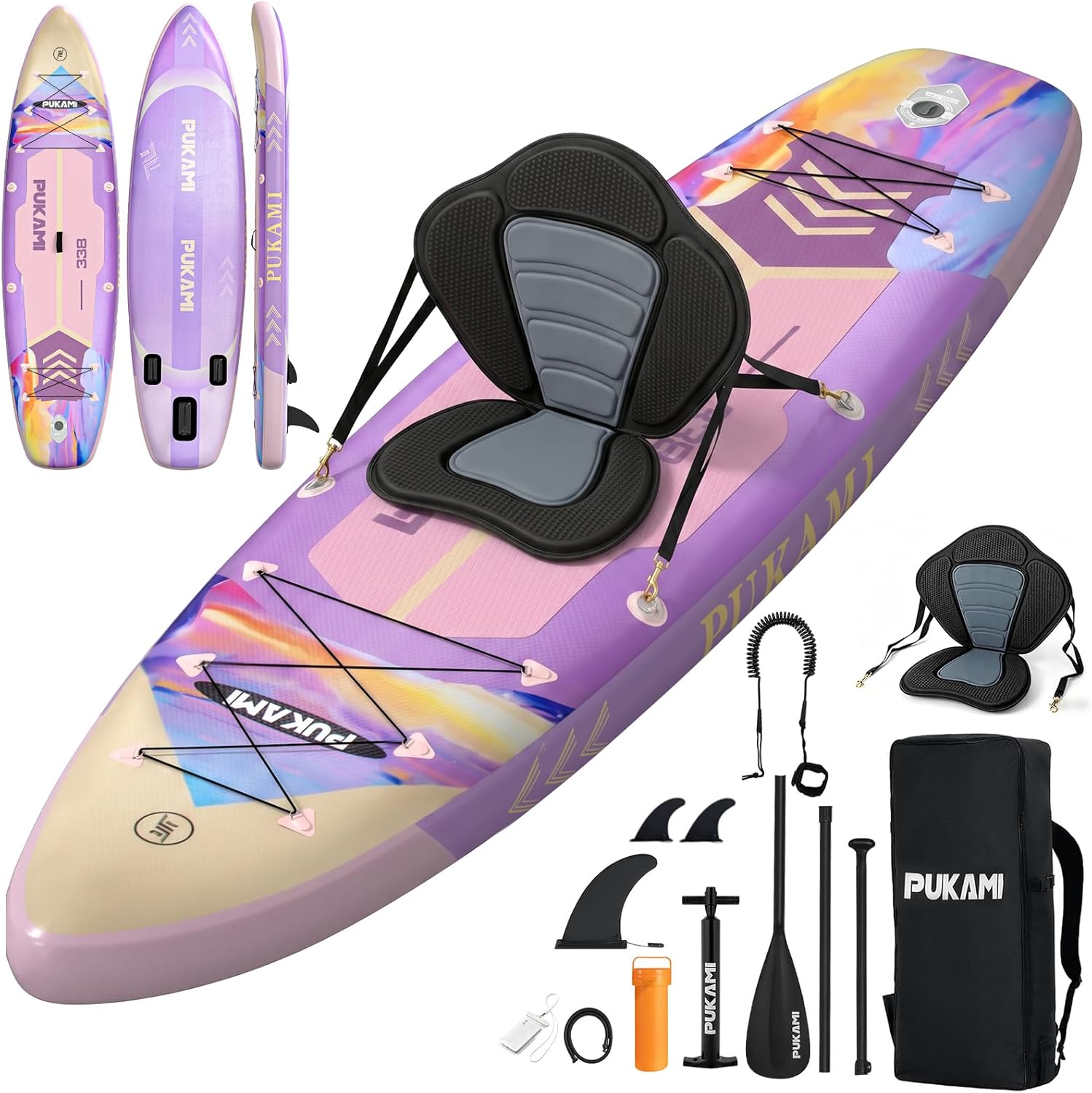 Fishing Kayak Seat - Extra Wide Inflatable Stand Up Paddle