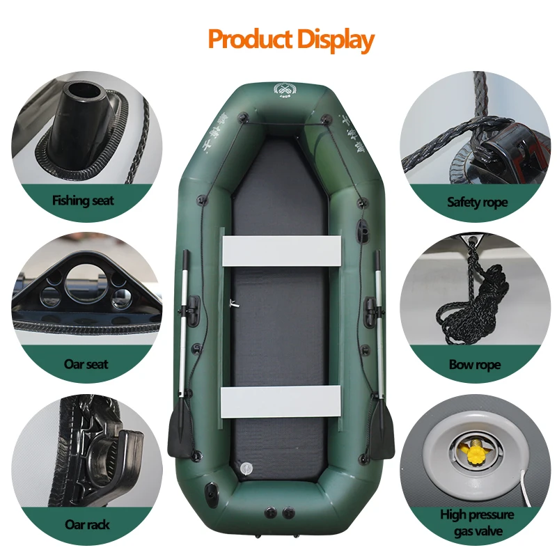 1.75~3.6m Green Fishing Kayak  - огляд і ціна Fishing Kayak Sit On Top