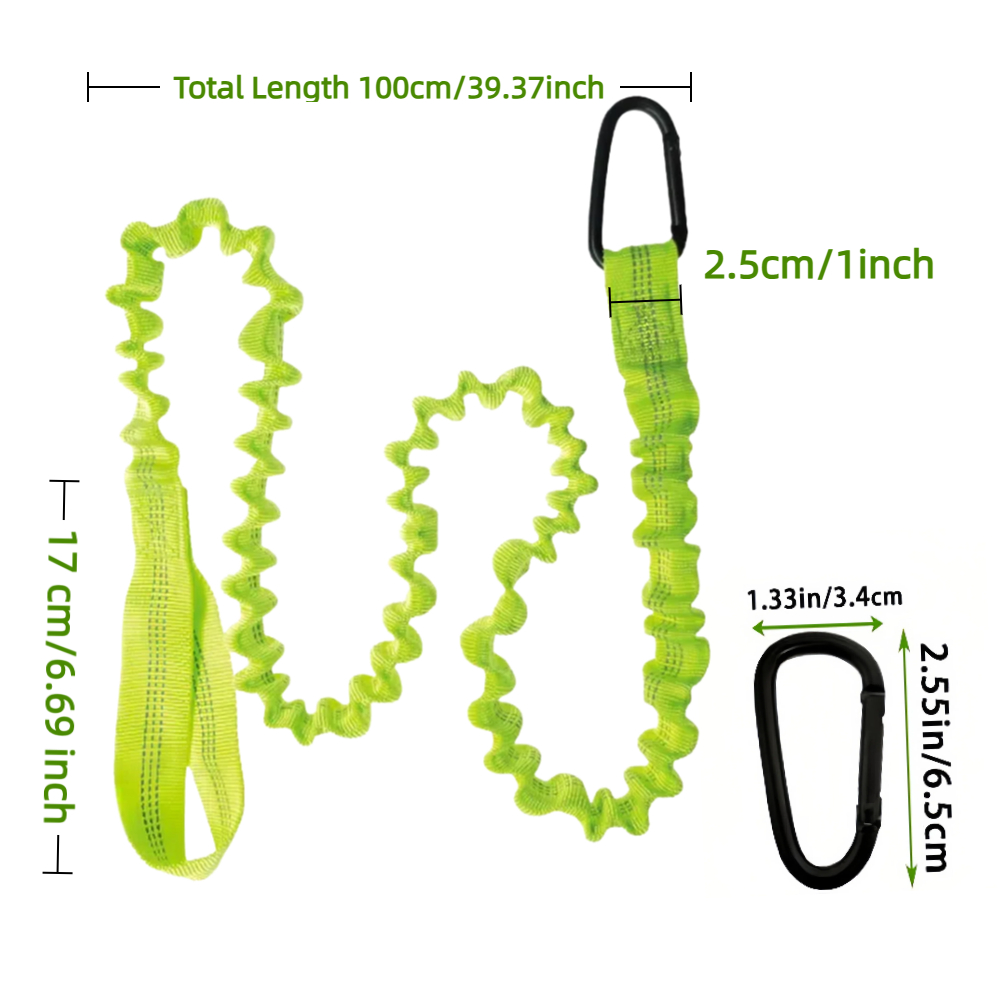 Adjustable Elastic Kayak Rod L - огляд і ціна Fishing Kayak Paddle Leash