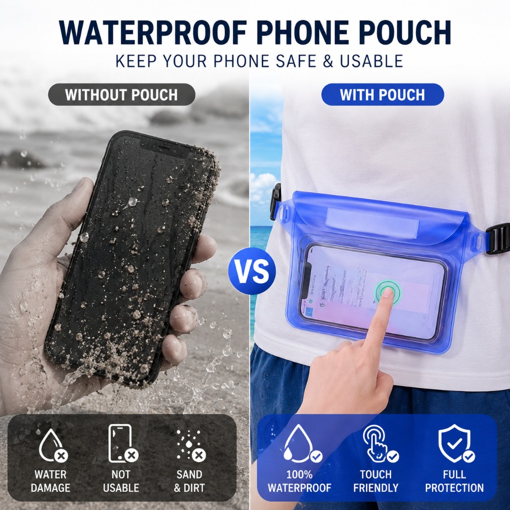 Adjustable Waist Waterproof Po - огляд і ціна Fishing Kayak Storage Bag
