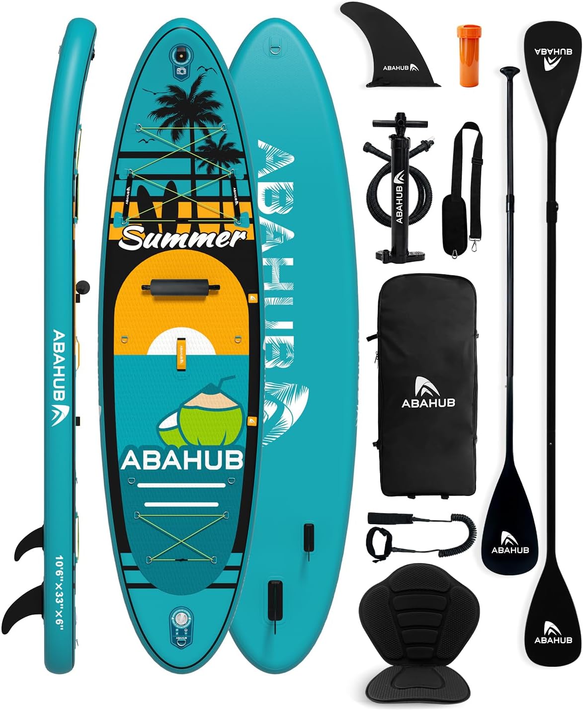 Wide 10.6ft x 31/34in Inflatab - огляд і ціна Fishing Kayak Paddle