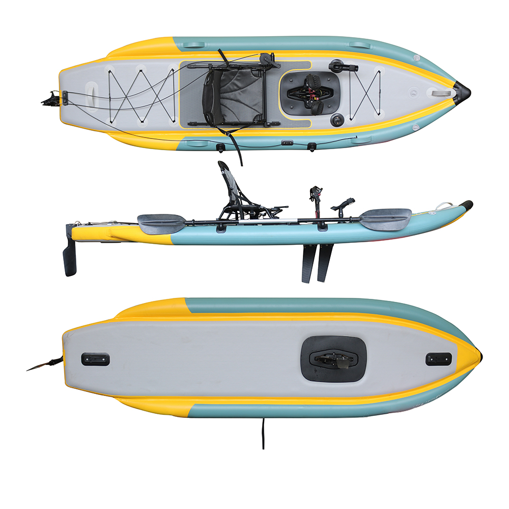 Pedal Propulsion Foldable Infl - огляд і ціна Fishing Kayak Sit On Top