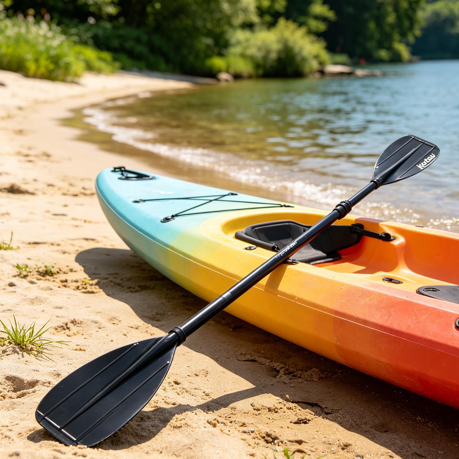 Carbon Fiber Paddle 2 Section  - огляд і ціна Fishing Kayak Paddle
