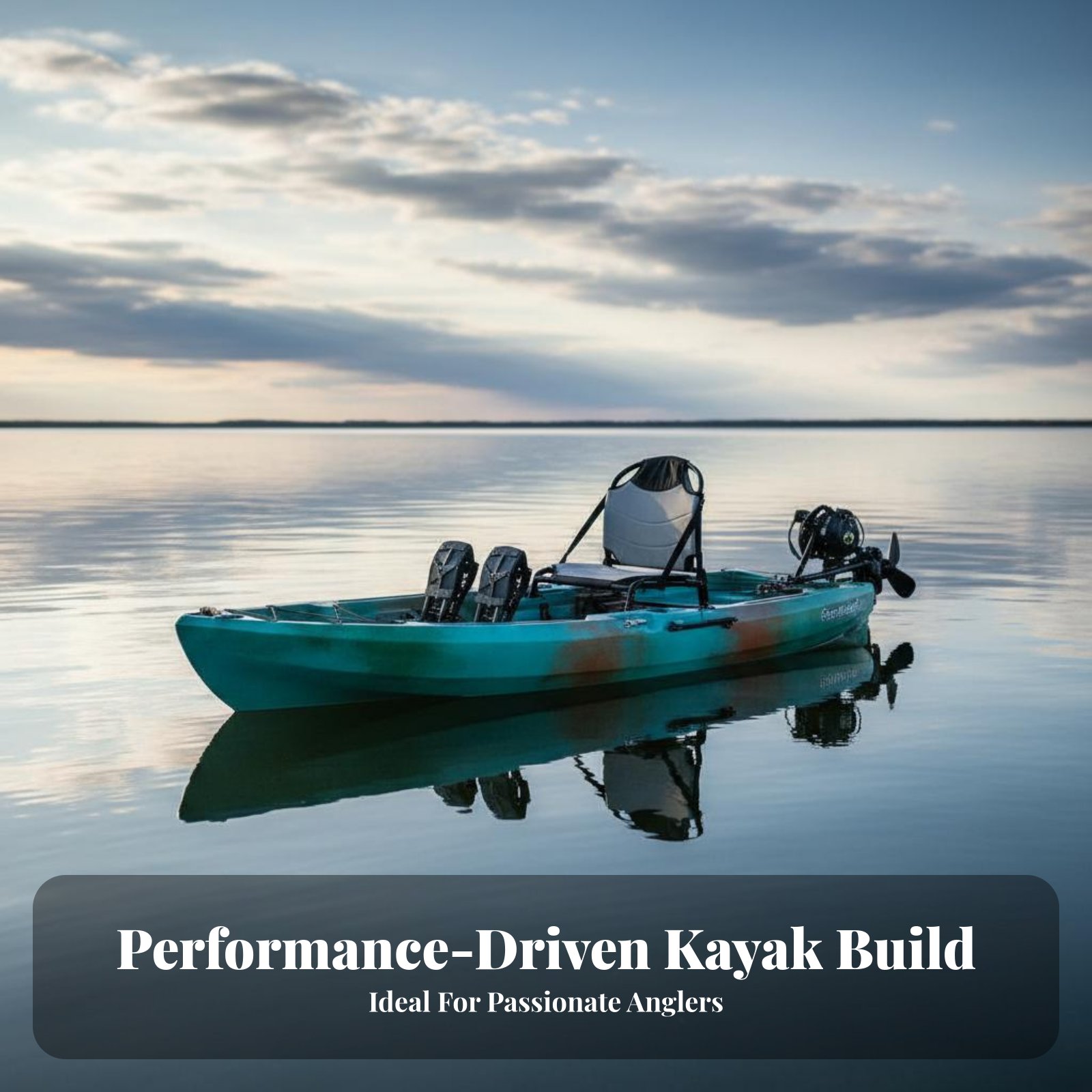 Pedal Drive Fishing Boat Folda - огляд і ціна Fishing Kayak Pedal Drive