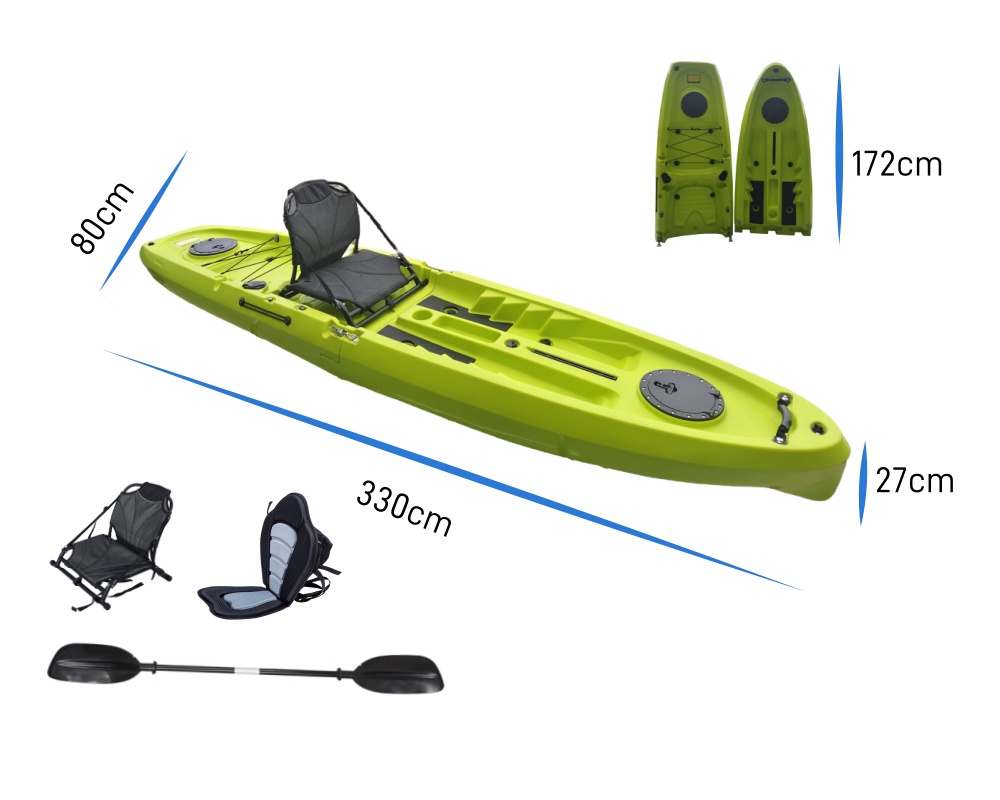2025 NEW Modular Kayak 11ft Si - огляд і ціна Fishing Kayak Sit On Top