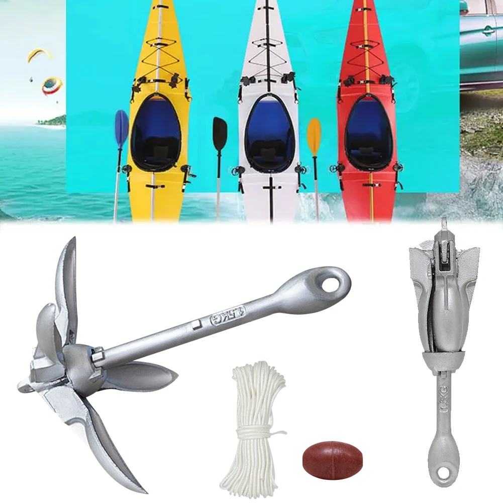 0.7KG 1.5KG Stainless Steel Fo - огляд і ціна Fishing Kayak Anchor