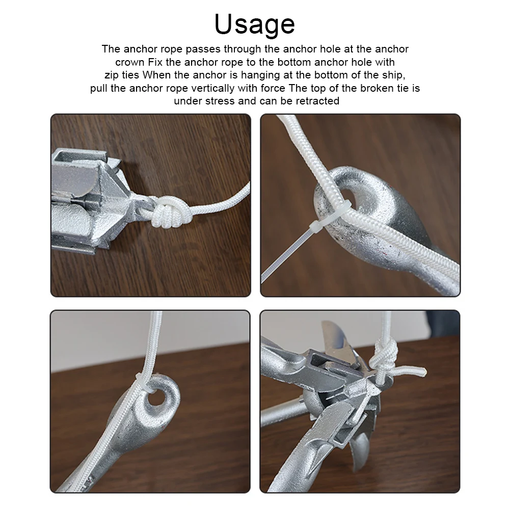 0.7KG 1.5KG Stainless Steel Fo - огляд і ціна Fishing Kayak Anchor