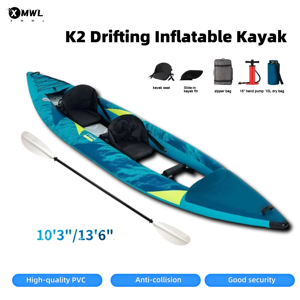 Canoe Kayak Inflatable Boat 1- - огляд і ціна Fishing Kayak Seat
