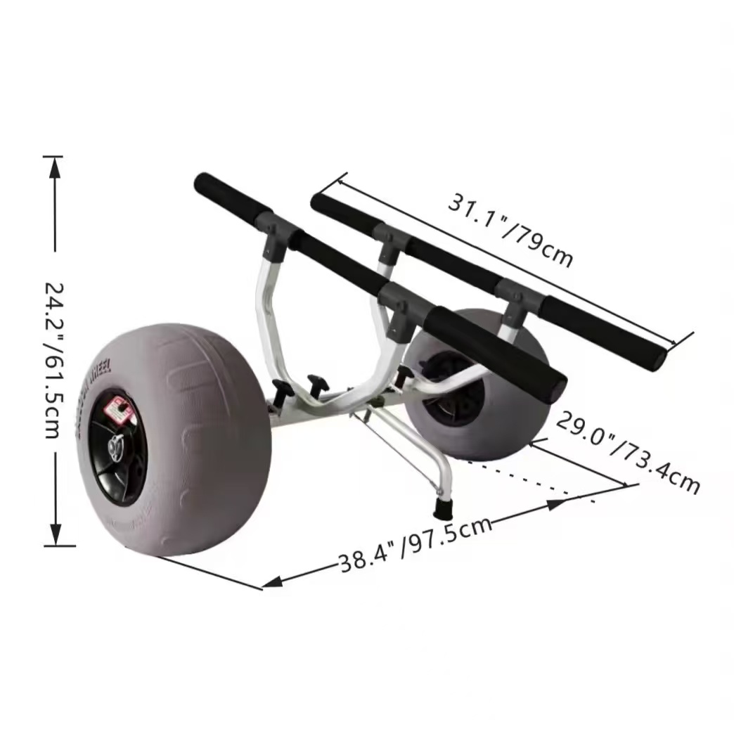 Yak Outdoors Aluminum Kayak Tr - огляд і ціна Fishing Kayak Cart
