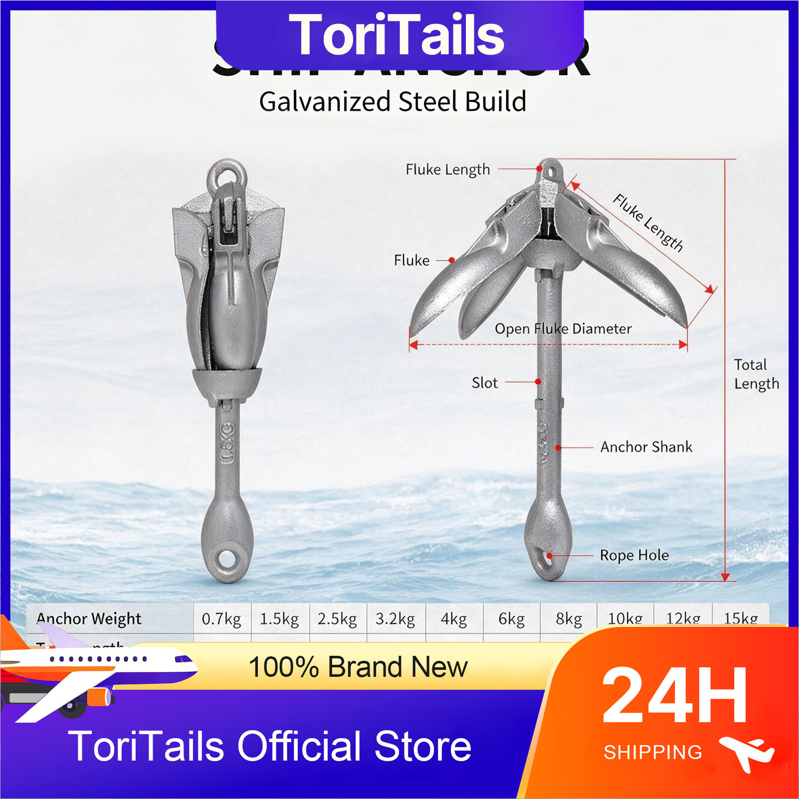 KOETSU Collapsible Boat Anchor - огляд і ціна Fishing Kayak Anchor