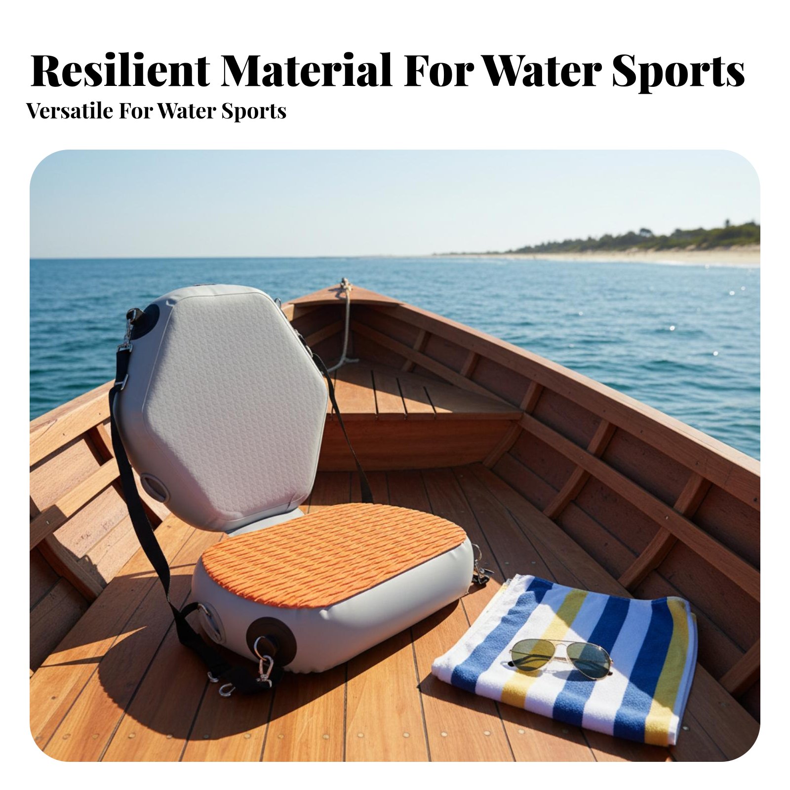Inflatable Kayak Seat Wear-Res - огляд і ціна Fishing Kayak Seat
