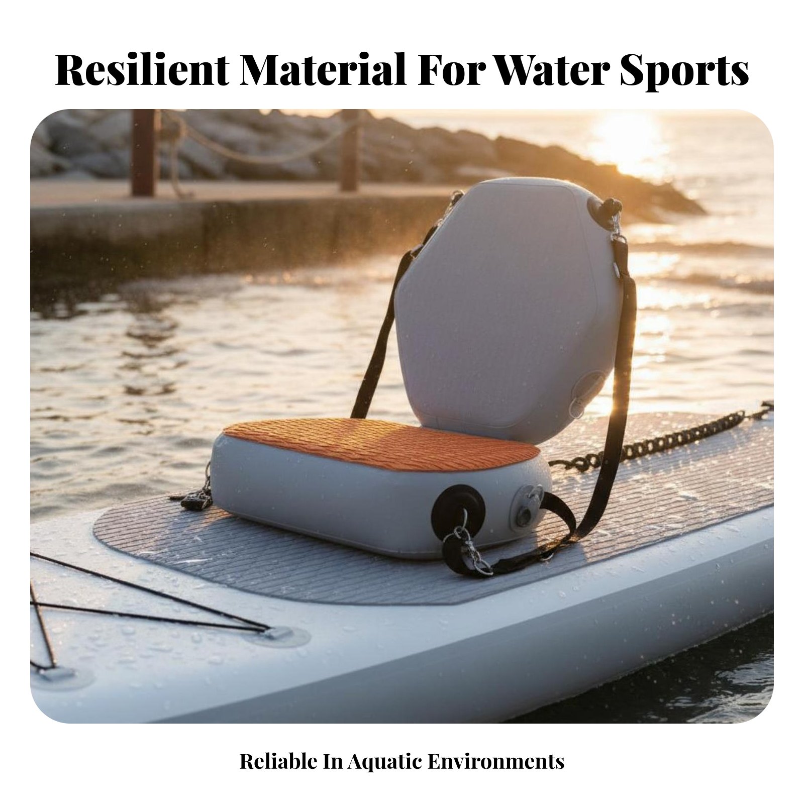 Inflatable Kayak Seat Wear-Res - огляд і ціна Fishing Kayak Seat
