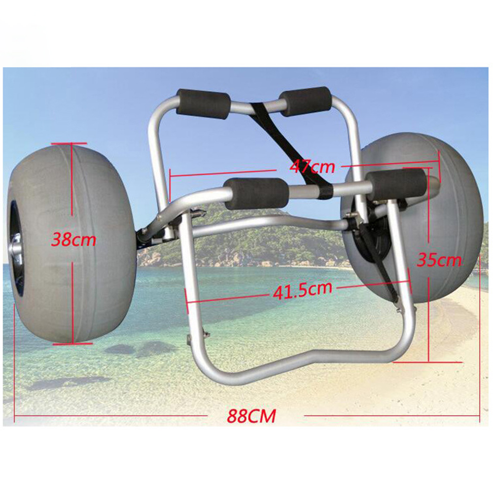 Inflatable Wide Wheel Canoe Bo - огляд і ціна Fishing Kayak Cart