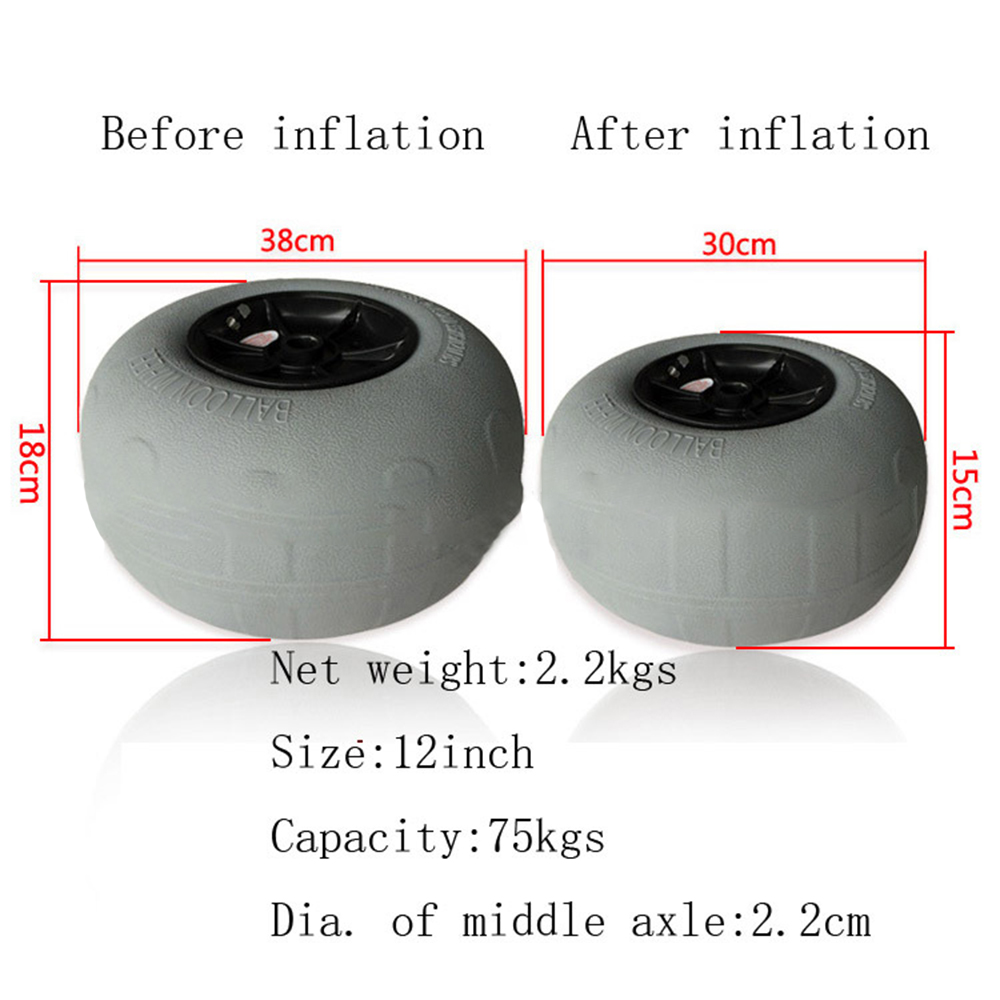 Inflatable Wide Wheel Canoe Bo - огляд і ціна Fishing Kayak Cart