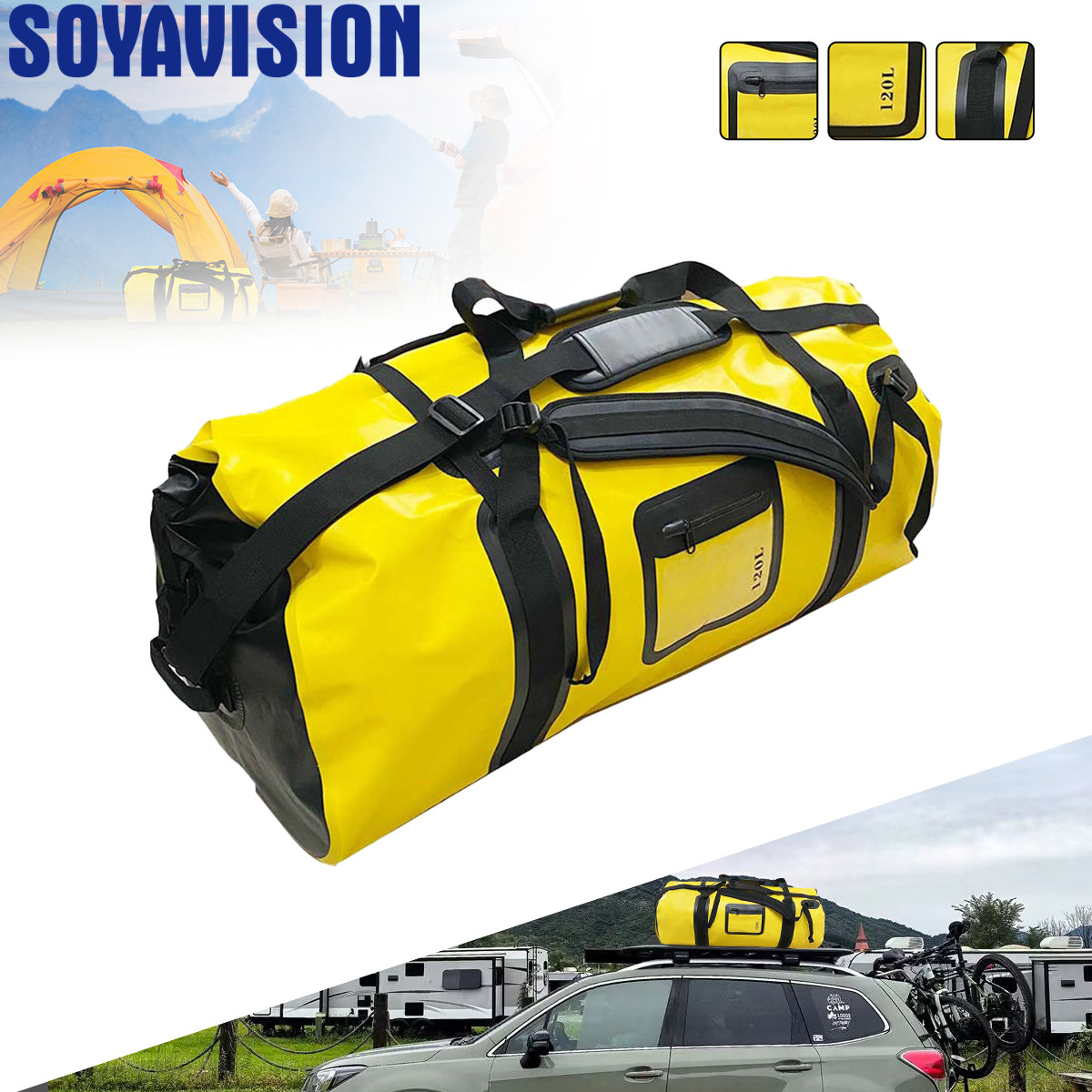 40L/66L/120L Waterproof Duffle - огляд і ціна Fishing Kayak Crate
