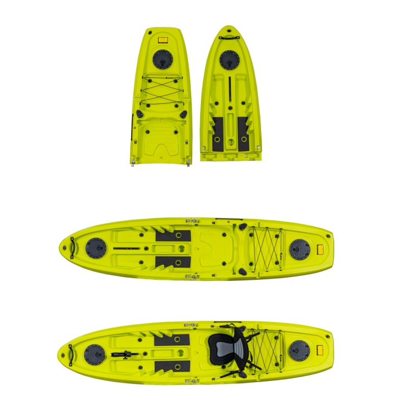 LSF Novel 3.3Meter 11FT Split  - огляд і ціна Fishing Kayak Sit On Top