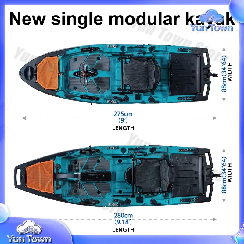 Modular Kayak 9.5ft Sit On Top - огляд і ціна Fishing Kayak Sit In